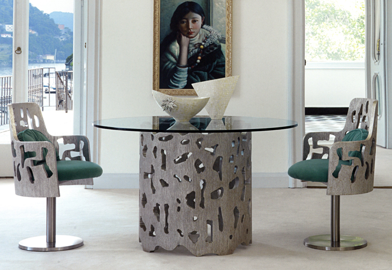Стол Arnaldo ZANABONI Tavolo rotondo METAMORFOSI