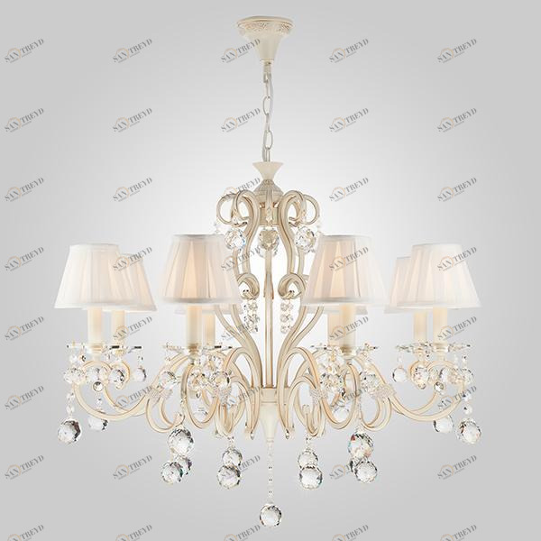 Подвесная люстра Eurosvet 12075/8 белый Strotskis EUROSVET ДИЗАЙНЕРСКИЕ 184727 Белый 