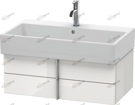 VA628708585 Тумбочка подвесная Vero Air #VA6287 784 x 431 мм Белый глянцевый лак Duravit