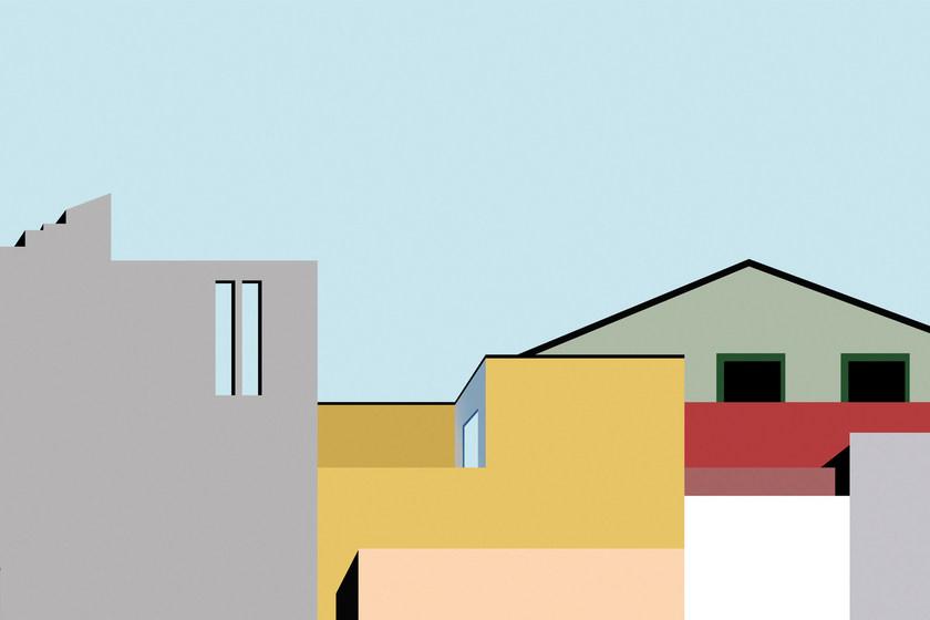 GLAMORA Моющиеся виниловые обои для детей Itinerary sun-id-1422968 - Вид №2