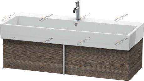 VA612905151 Тумбочка подвесная Vero Air #VA6129 1184 x 431 мм Сосна коричневая, декор Duravit