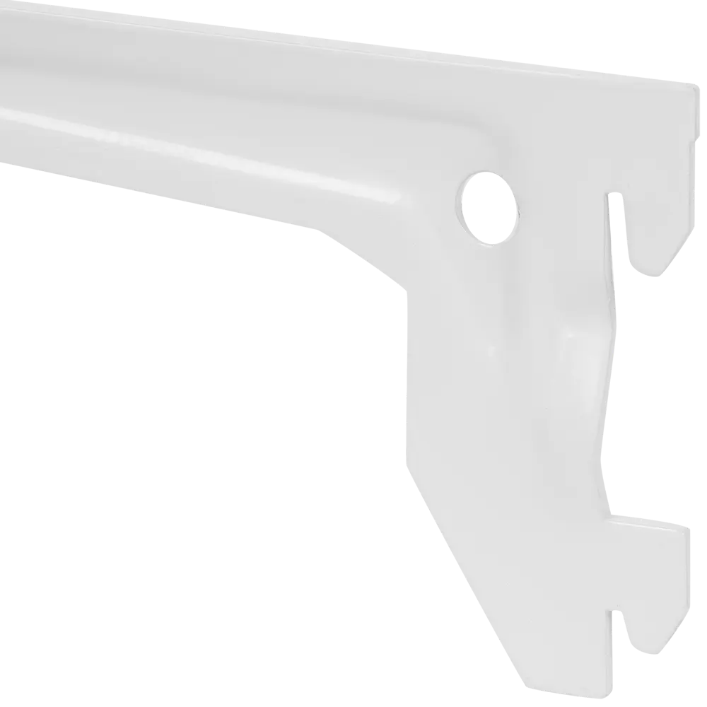 Кронштейн прямой однорядный Larvij 20 см нагрузка до 57 кг цвет белый STLM-2196085 - Вид №2