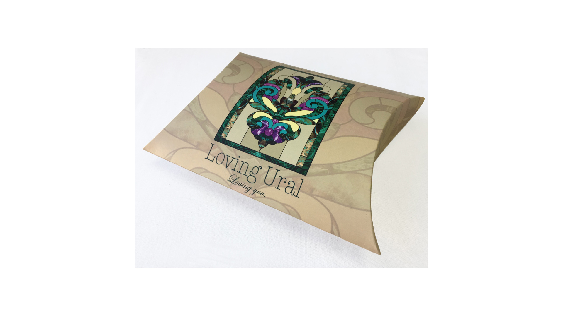 10633875 МД Нины Ручкиной Платок сувенирный "Каменный цветок" 60х60см Ткань  - Вид №1