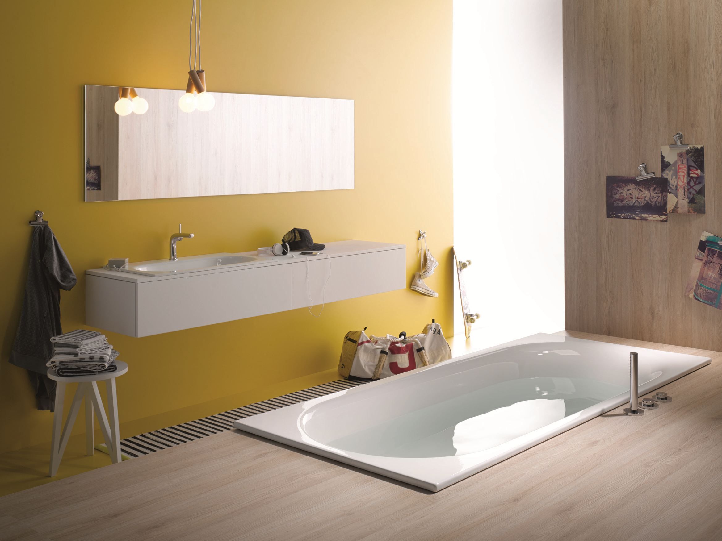 Прямоугольный надземный встраиваемый умывальник Bette BetteComodo ARCH-00013081 - Вид №3