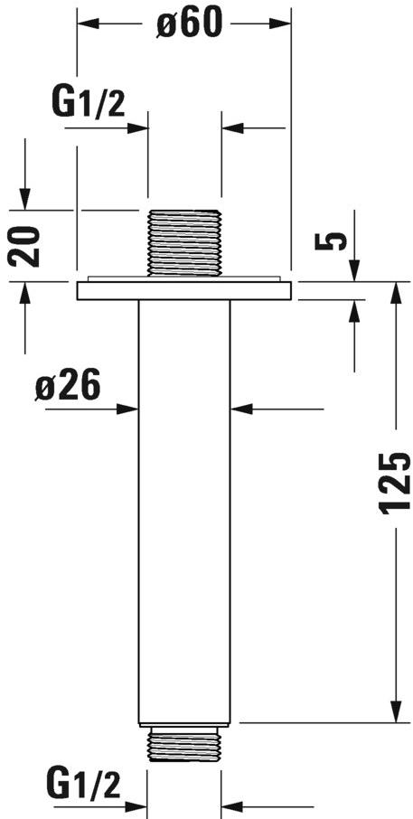 Duravit Подвесной кронштейн для душа sun-id-1498149 - Вид №6