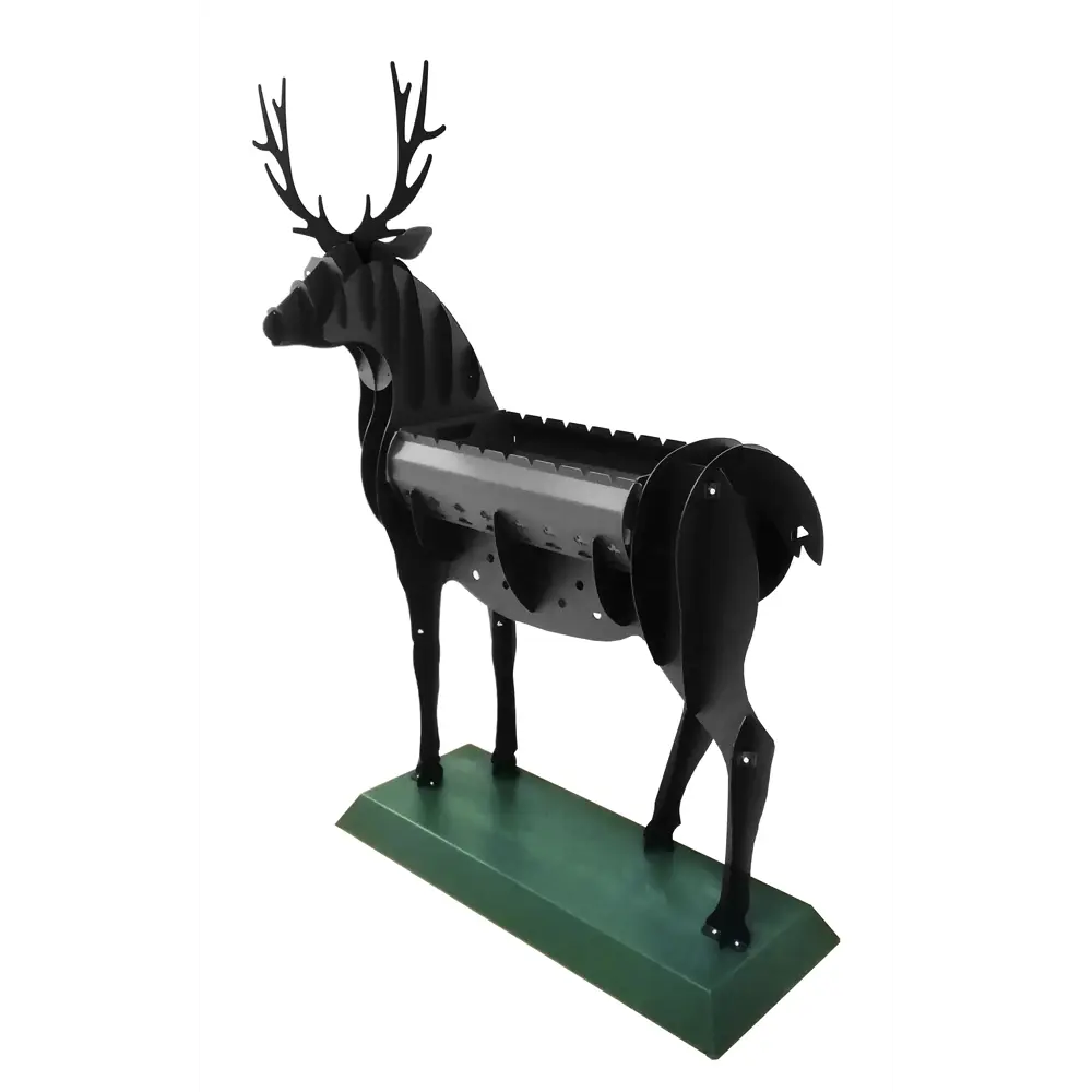 Мангал стационарный Firewood Олень 42.5x90x100.5 см сталь черный STLM-2157635 - Вид №2