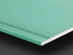 Огнестойкая и влагостойкая гипсовая плита с покрытием