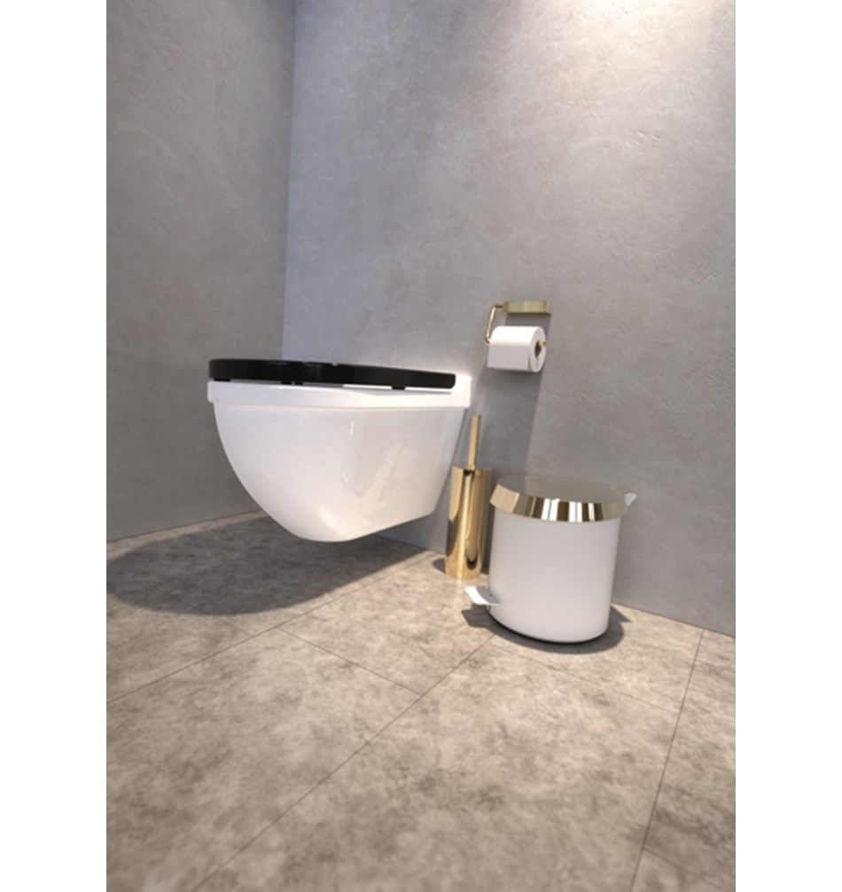 FROST Держатель туалетной бумаги 3 » золото Нержавеющая сталь Золото Q301414560  - Вид №3