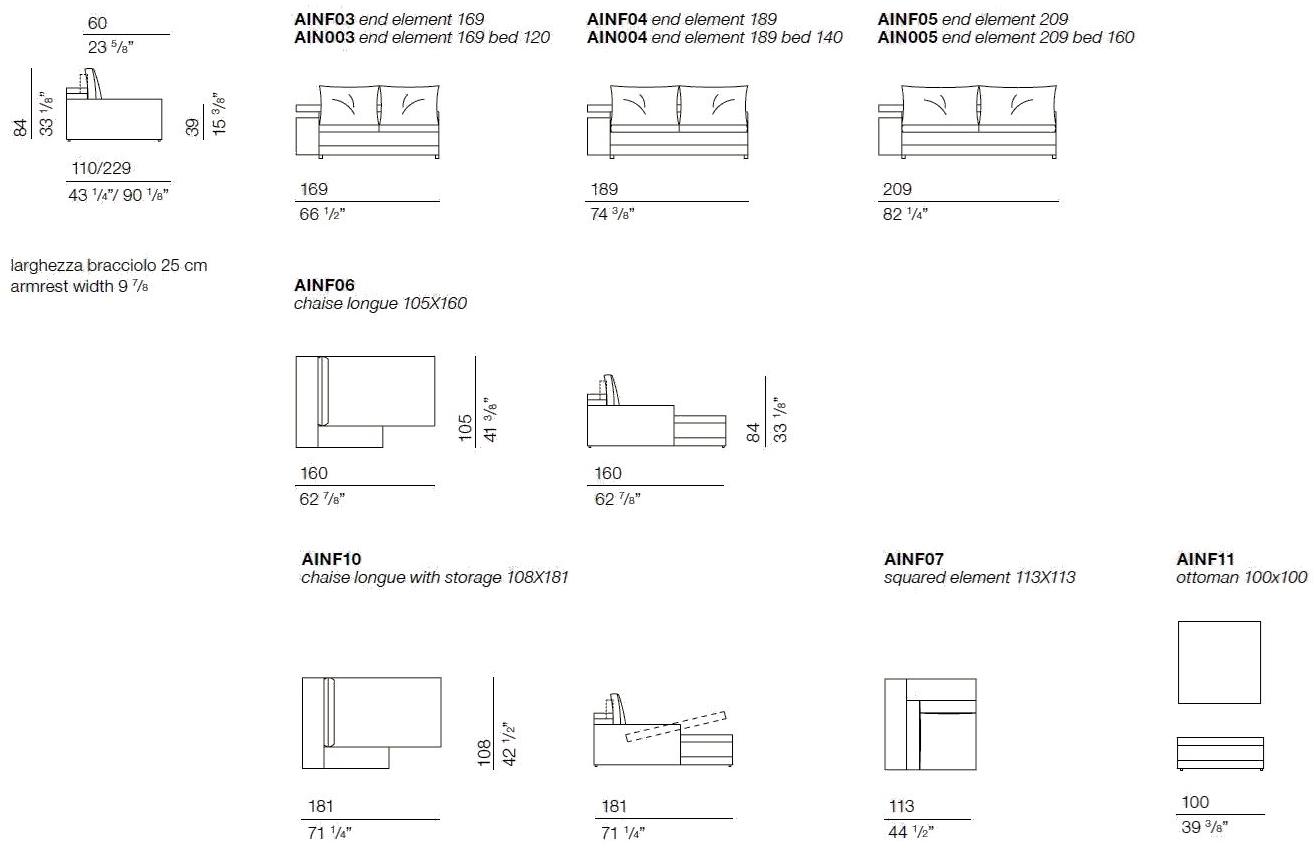 Bodema Диван с шезлонгом All-in sun-id-1454922 - Вид №5