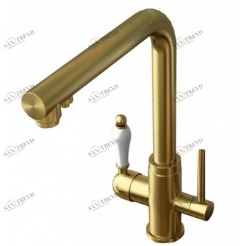 Zorg ZR 313 YF-PVD-GOLD Смеситель для кухни Zorg 305х225 