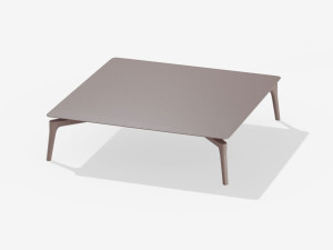 Алюминиевый низкий садовый столик с порошковым покрытием