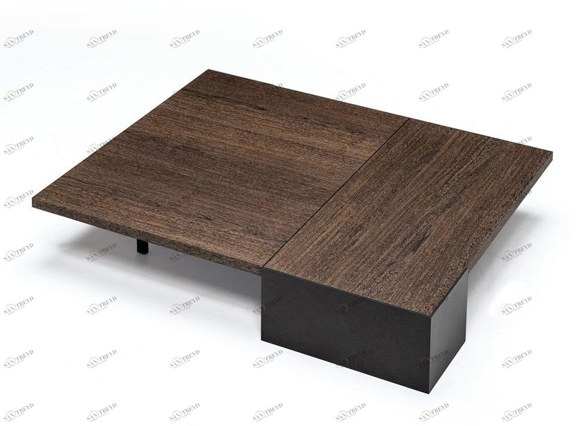 Arketipo Низкий прямоугольный журнальный столик из дуба sun-id-1388393