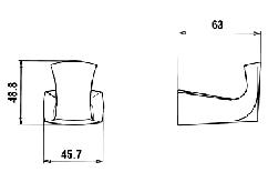 Paini Lady 89CR011 крючок для халата - Вид №1