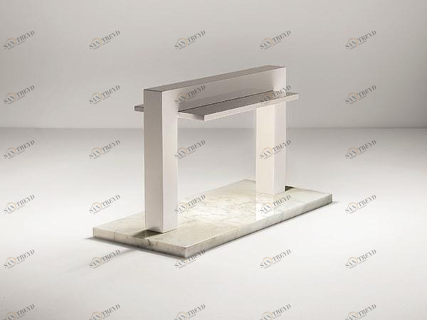 Firmamento Milano Настольная светодиодная лампа из мрамора и дерева sun-id-1410537