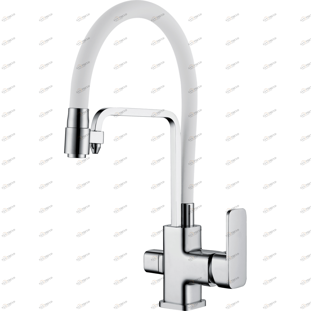 GZ 12026F Смеситель для кухни с подключением к фильтру с питьевой водой Ganzer Белый Ganzer Германия 13971