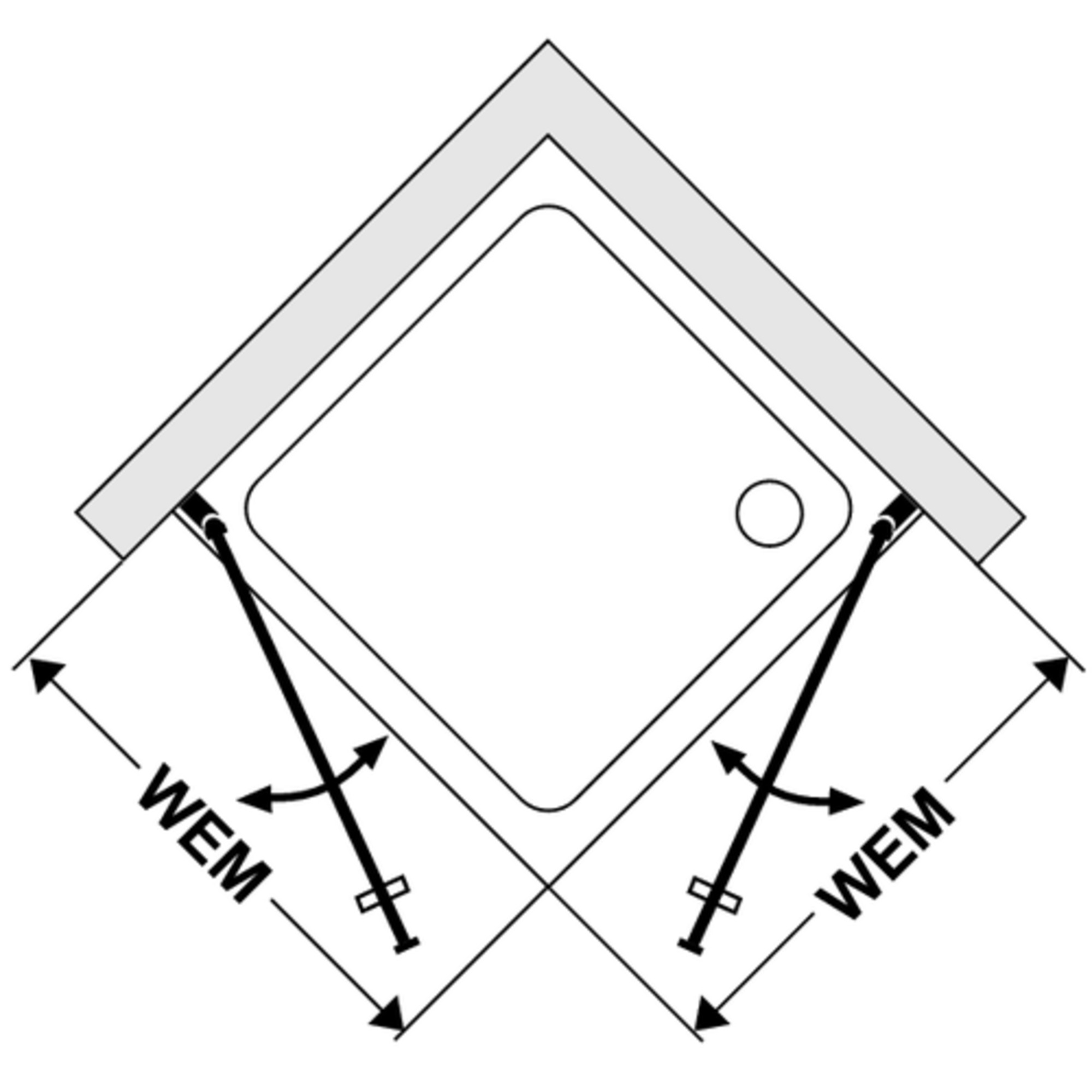 340.423020 Bella Vita Nova Collection душевая кабина Duscholux BellaVITA Nova 45724 - Вид №2