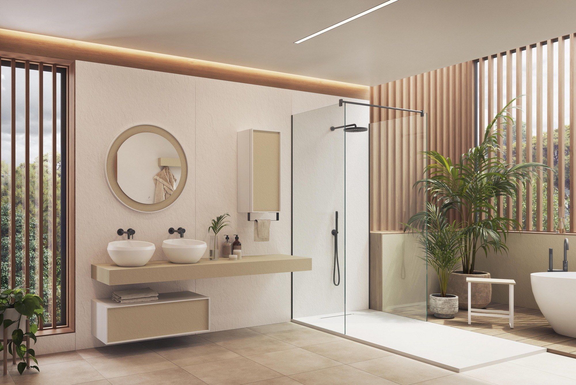 Круглая столешница dolotek© Acquabella Acquawhite ARCH-00133535 - Вид №1