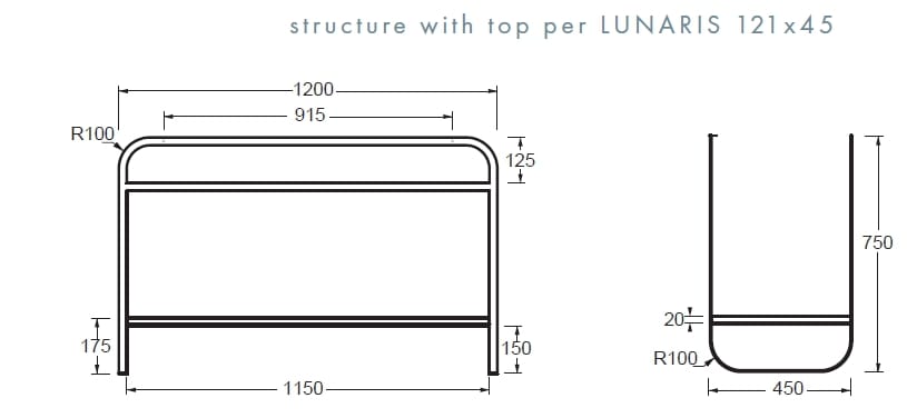 Двойная раковина из нержавеющей стали со встроенной раковиной Alice Ceramica Lunaris ARCH-00032601 - Вид №5