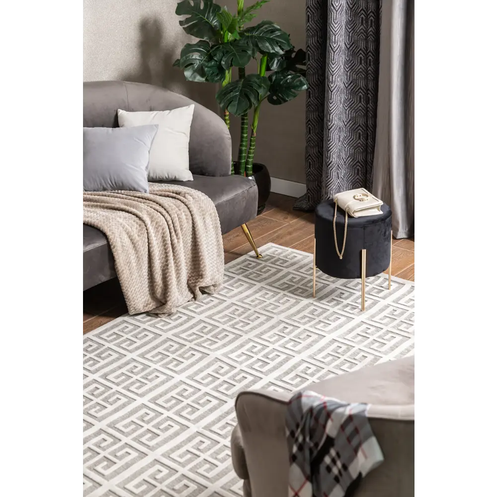 Ковер полипропилен Элис 8020I 160x235 см цвет серый CTIM STLM-2070735 - Вид №4