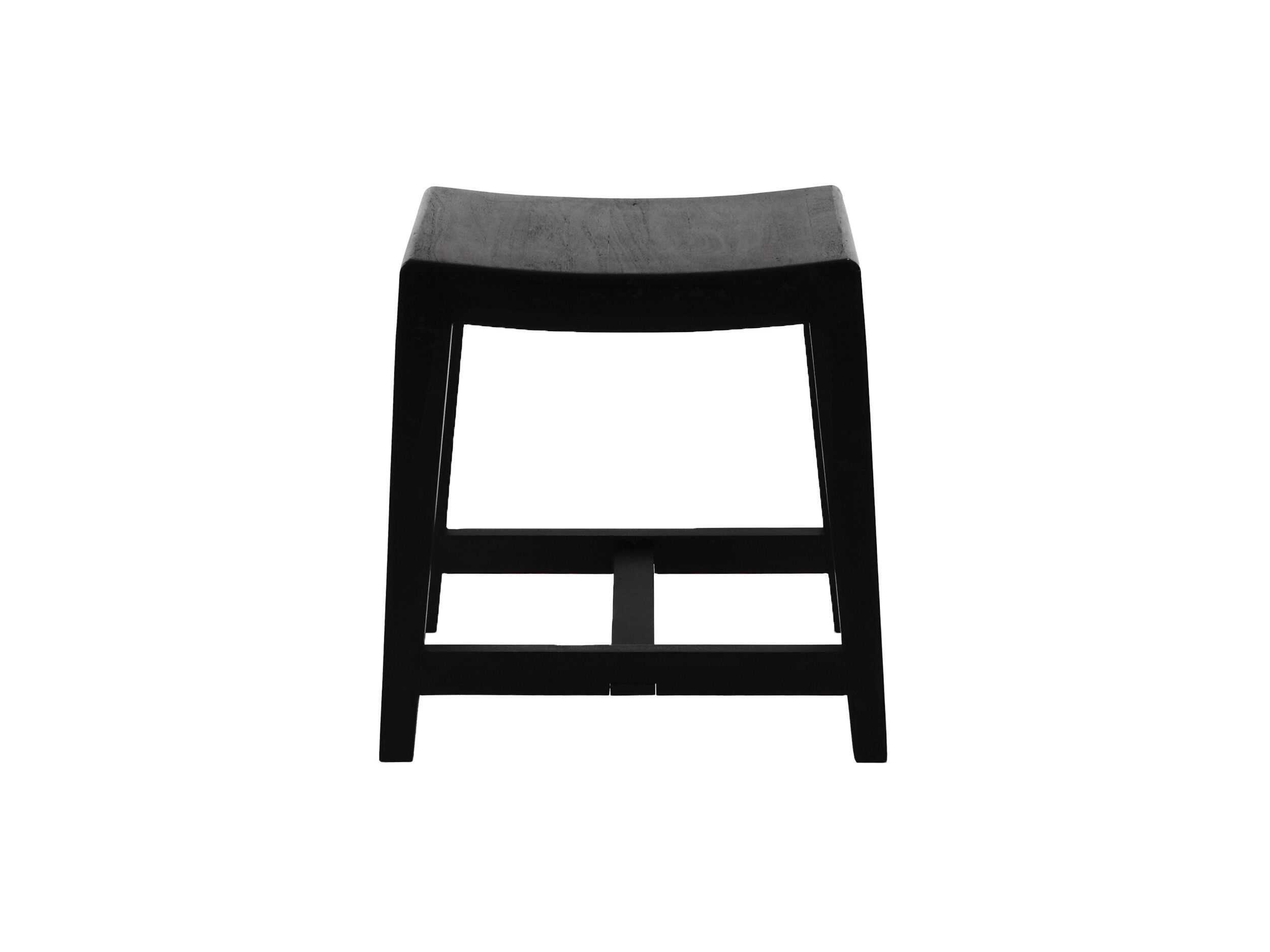 Низкий табурет из манго с подставкой для ног POMAX KENT ARCH-00117476 - Вид №1