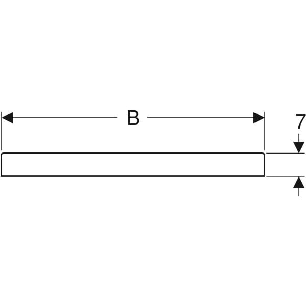 Квадратный нескользящий поддон для душа Geberit BASTIA ARCH-00099307 - Вид №4