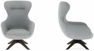 NICOLINE Кресло с подголовником из ткани