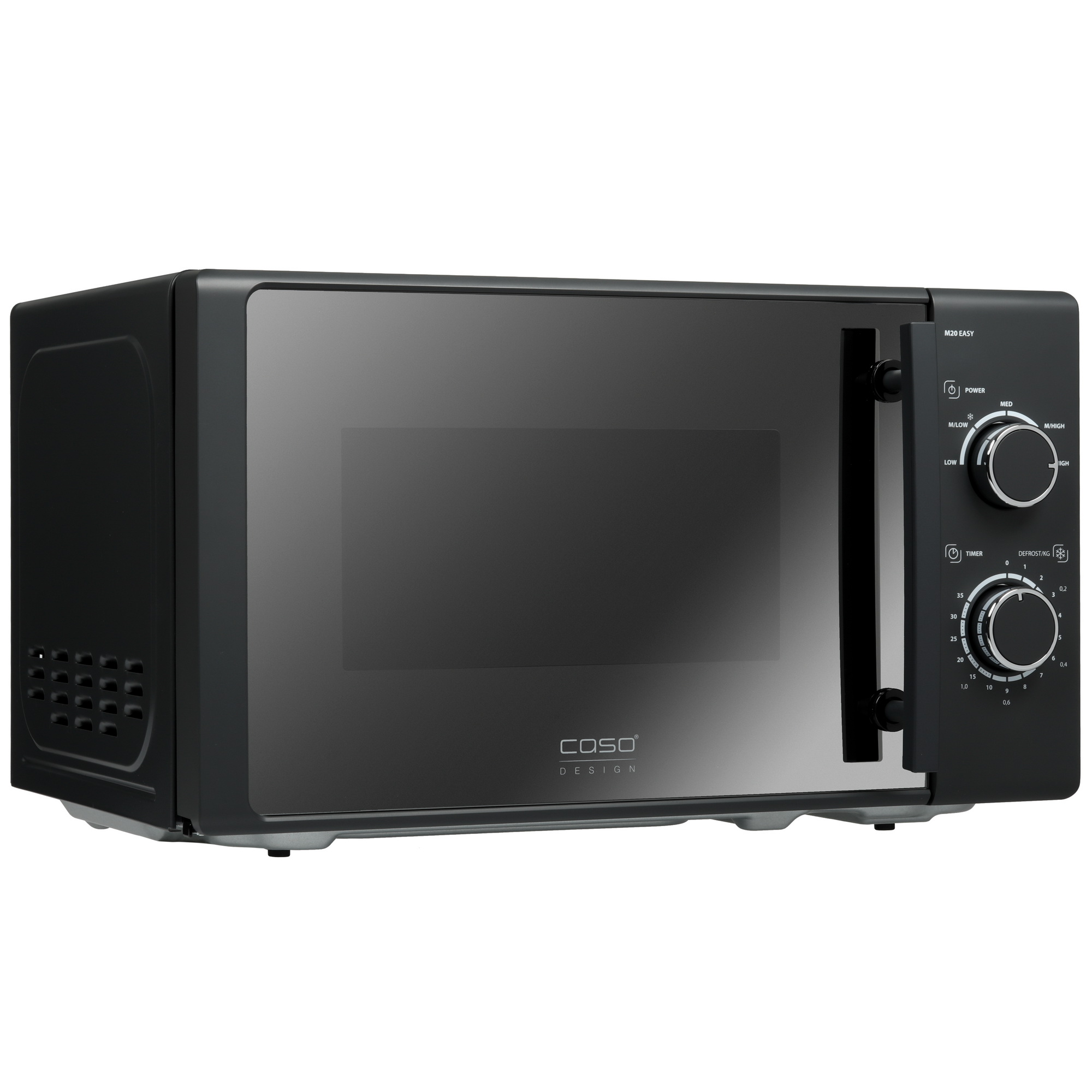 1117014 Микроволновая печь CASO M 20 EASY зеркальный, черный STDN-0083598 - Вид №1