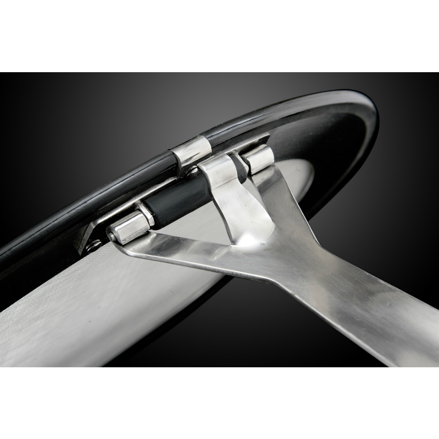 Решетка от брызг Le Creuset, нержавеющая сталь, Ø24 см, серая 98401200000000 - Вид №3