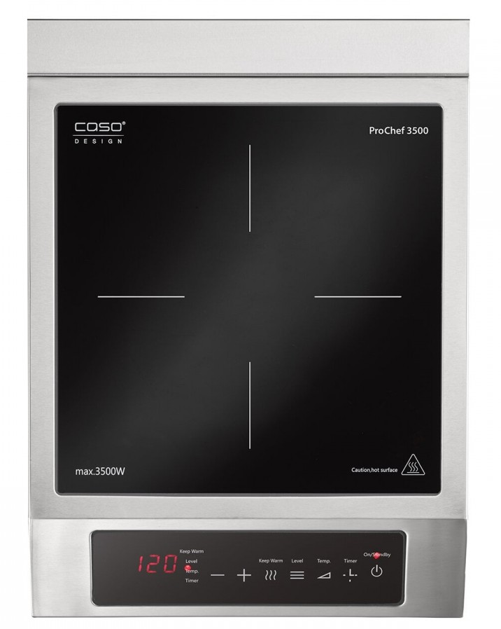8195364 Плита компактная электрическая CASO Pro Chef 3500 серебристый STDN-0027265