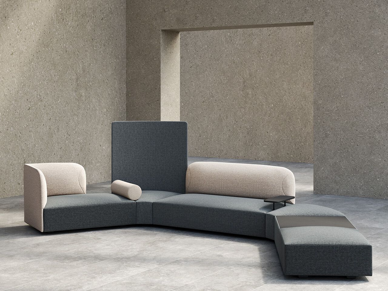 Прямоугольный металлический журнальный столик FREZZA Alplus Lounge ARCH-00023672 - Вид №2