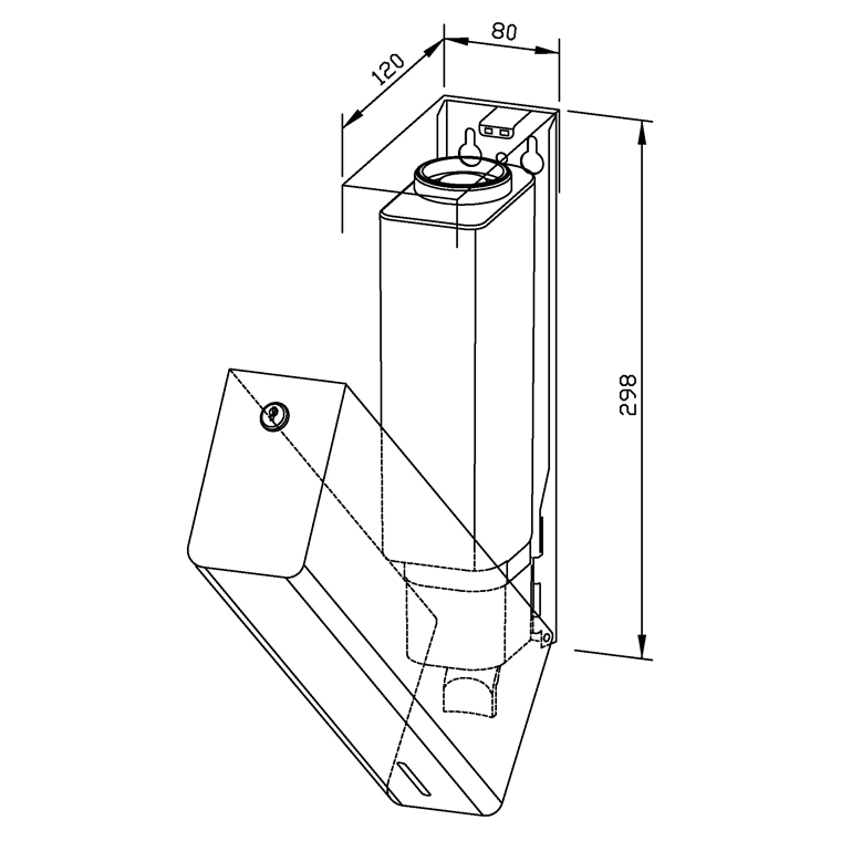731339 Дозатор жидкого мыла PP102 WAGNER_EWAR Wagner Ewar  - Вид №1