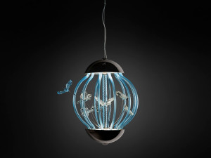 Стеклянный светодиодный подвесной светильник