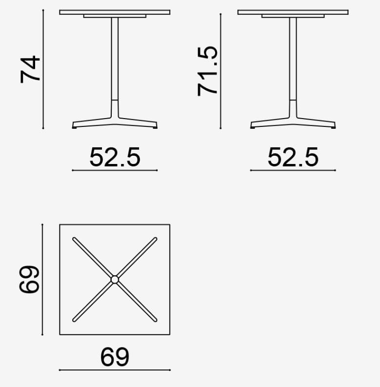 Стол со спицами Arper Wim ARCH-00041896 - Вид №28