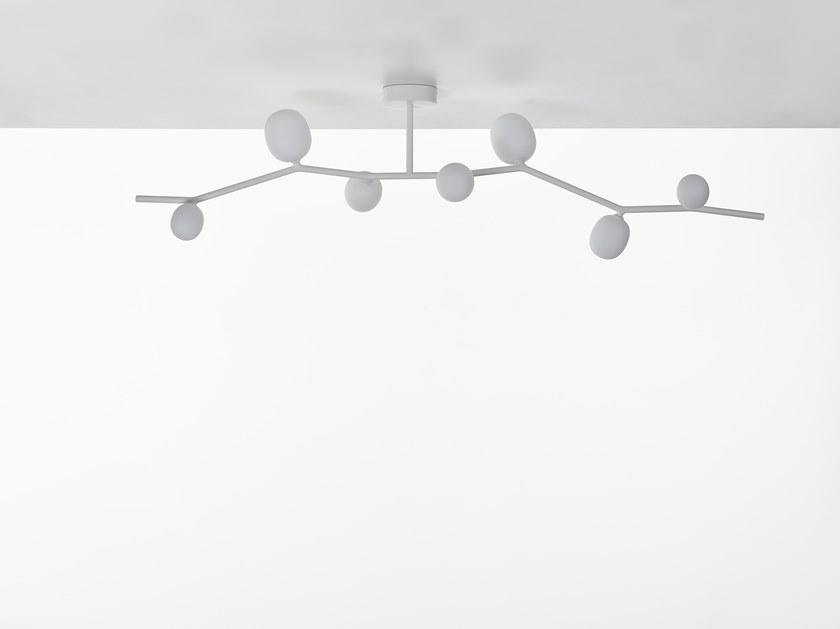 BROKIS Потолочный светильник из дутого стекла и металла Ivy sun-id-1500435 - Вид №2