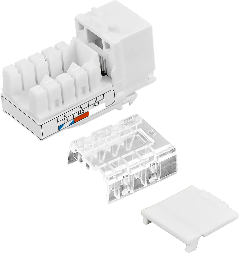 Телефонная розетка Lexman RJ11 для организации рабочих пространств 88039820