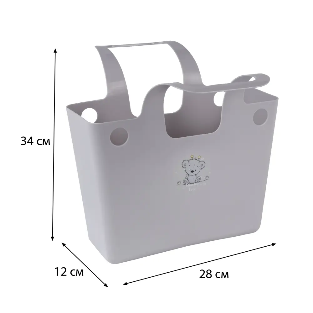 Корзина для хранения BEROSSI Mommy Love дымчато-серый 89423330 STLM-1567172 - Вид №2