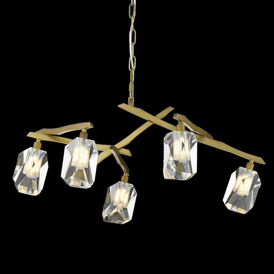 Подвесной светильник P68051-5 от Delight Collection DELIGHT COLLECTION ДИЗАЙНЕРСКИЕ 243794 Золотой  - Вид №1
