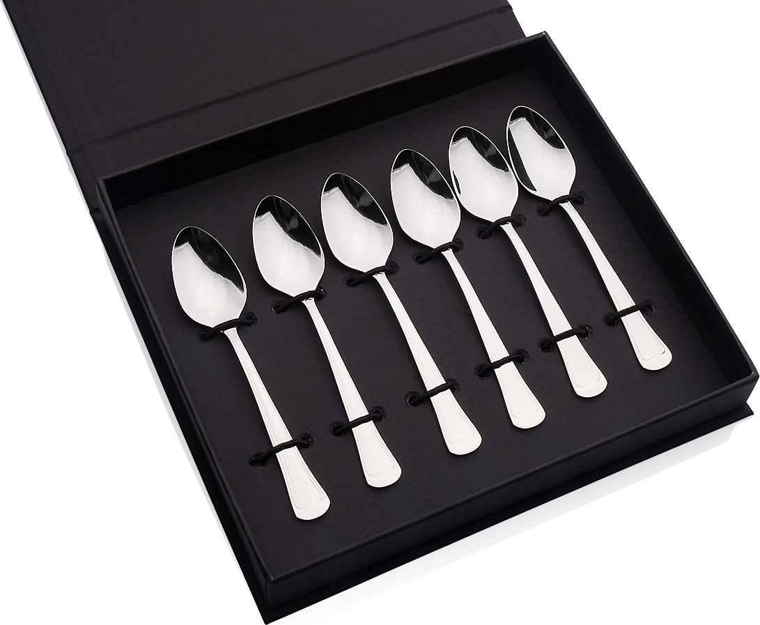 10590569 Belo Inox Набор кофейных ложек Belo Inox "Европа" 6шт, п/к Сталь нержавеющая 
