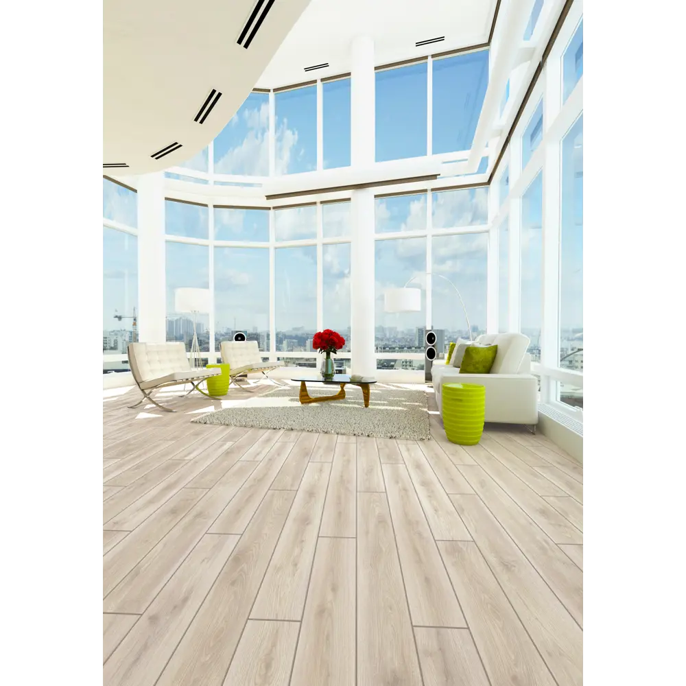 Ламинат Дуб Эрманс 33 класс толщина 8 мм с фаской 2.109 м² 89442542 STLM-2091315 SWISS KRONO  - Вид №6
