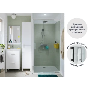 Комплект стекол для душевой двери Sensea Easy 100x190 см 84430297 STLM-2123191