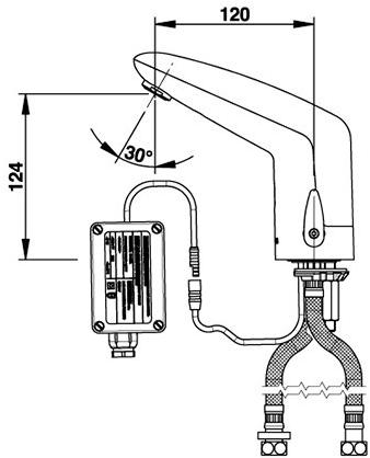 Бесконтактный смеситель Presto Volta 55211 55211.0 - Вид №1