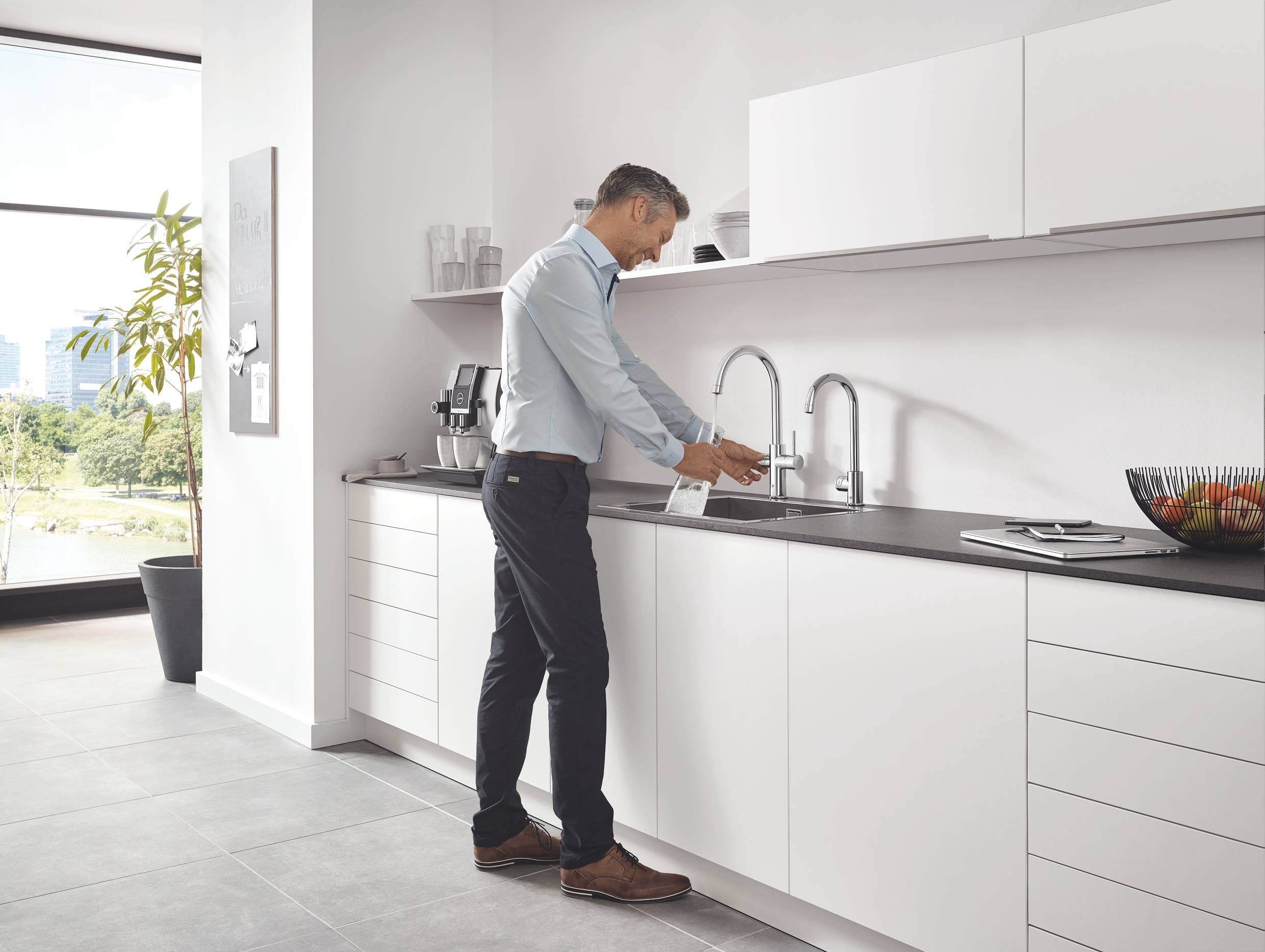 Стартовый комплект GROHE Blue Professional C-излив, хром (31607002) - Вид №3