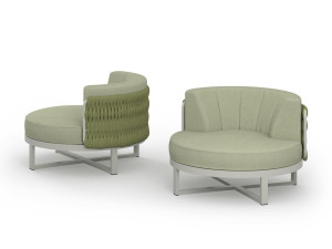 Тканевое садовое кресло