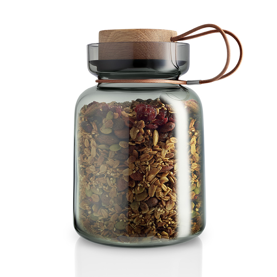 Банка с дубовой крышкой 1,5 л серая Silhouette EVA SOLO  00-3872314 Бежевый;серый  - Вид №2