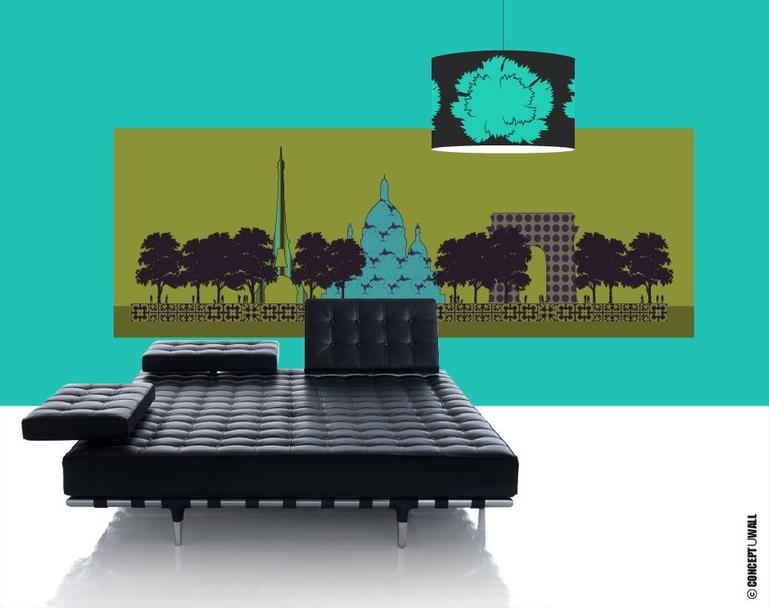 CONCEPTUWALL Уникальная полоса Paris sun-id-1403259 - Вид №4