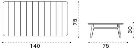Ethimo Прямоугольный столик для сада из тика Knit Knitbr01 - Вид №6