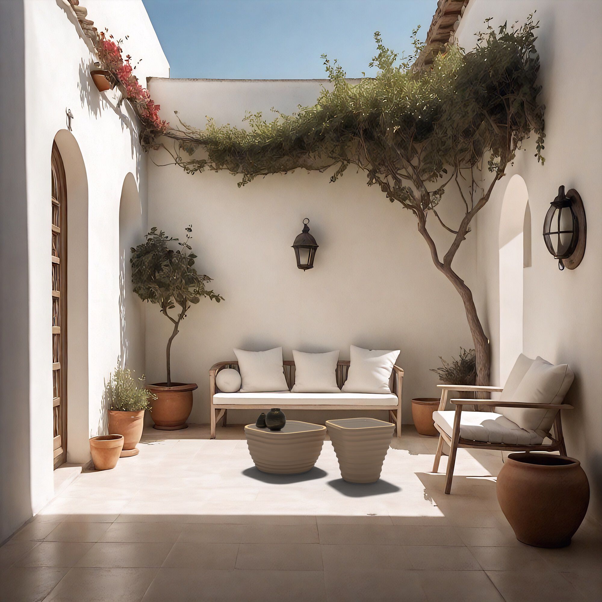 Бетонный журнальный столик URBI et ORBI Medius Terra ARCH-00083671 - Вид №1