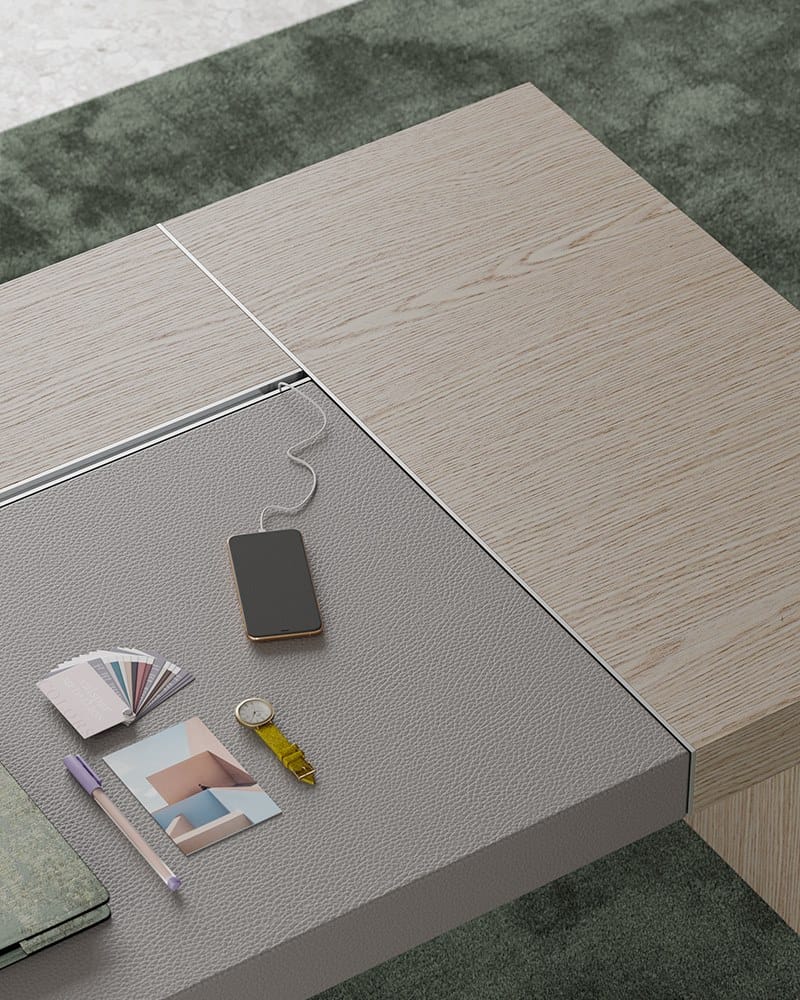 Деревянный исполнительный стол PROF Block 2.0 ARCH-00126139 - Вид №12