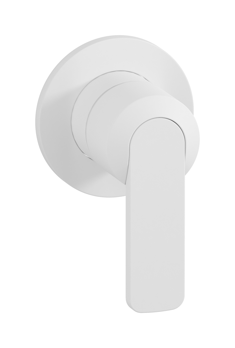 Внешние части встроенного смесителя на 1 потребителя. WE ARE IB c6305bo Matt White C-67