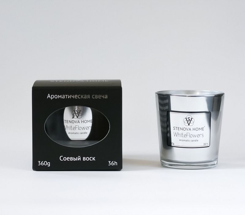 Victoria Stenova 811022 Ароматическая свеча White Flowers  - Вид №7
